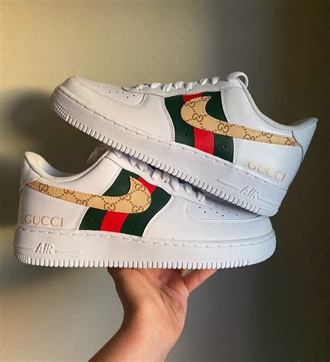 gucci and nike shoes|Gucci air force 1 shoes.